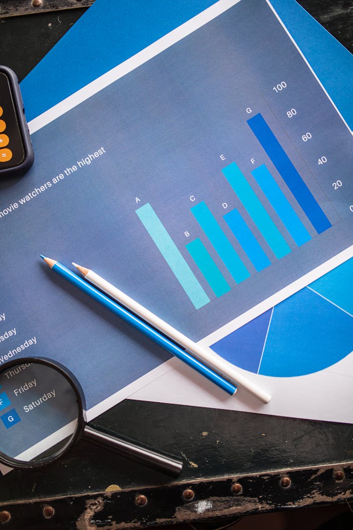 Mastering the First Impression: Your intriguing post title goes here Analyzing business charts with pencils, calculator, and magnifying glass in an overhead flat lay.